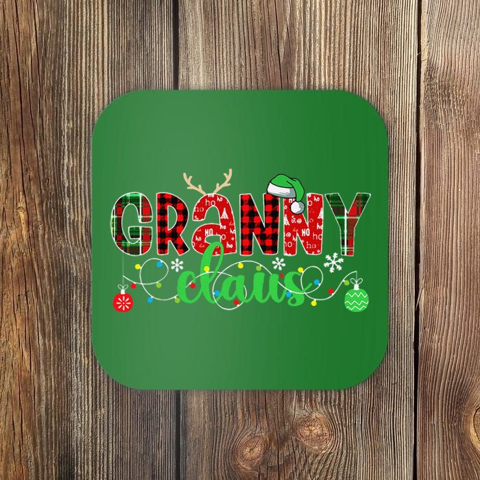 Granny Claus Granny Grandma Christmas Granny Xmas Party Coaster