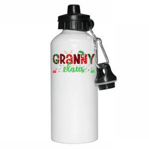 Granny Claus Granny Grandma Christmas Granny Xmas Party Aluminum Water Bottle