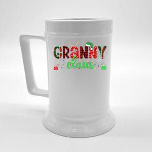 Granny Claus Granny Grandma Christmas Granny Xmas Party Beer Stein