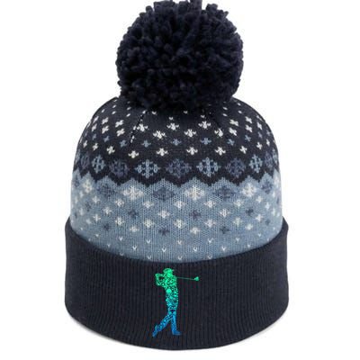 Golf Club Golfer Golfing Gift The Baniff Cuffed Pom Beanie