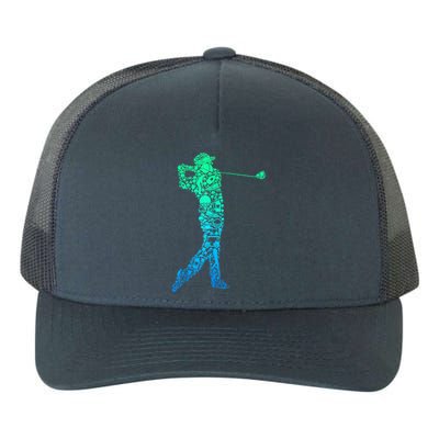 Golf Club Golfer Golfing Gift Yupoong Adult 5-Panel Trucker Hat