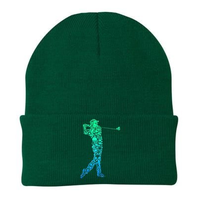 Golf Club Golfer Golfing Knit Cap Winter Beanie