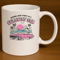 Getaway Car 11oz C Handle Ceramic Mug