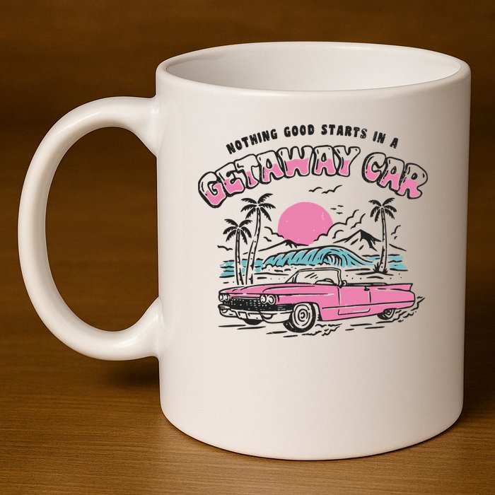 Getaway Car 11oz C Handle Ceramic Mug
