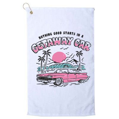Getaway Car Golf Towel