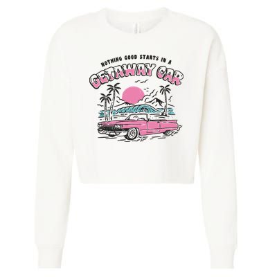 Getaway Car Cropped Pullover Crew