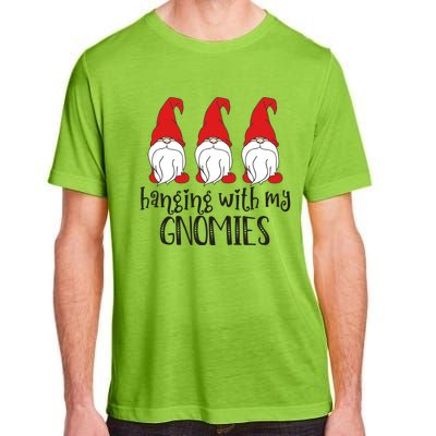 Gnome Christmas Gift Hanging With My Gnomies Cute Gift Adult ChromaSoft Performance T-Shirt