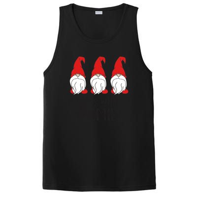 Gnome Christmas Gift Hanging With My Gnomies Cute Gift PosiCharge Competitor Tank