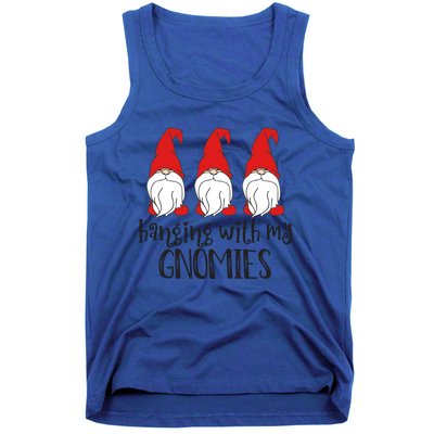 Gnome Christmas Gift Hanging With My Gnomies Cute Gift Tank Top