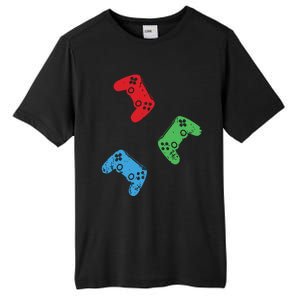 Gaming Controller Gamer Life Video Gamer Teens Tall Fusion ChromaSoft Performance T-Shirt