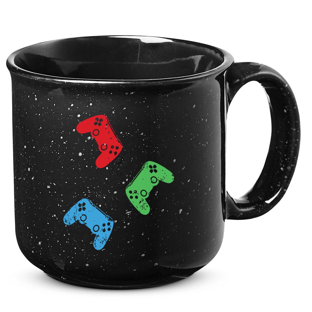 Gaming Controller Gamer Life Video Gamer Teens 15oz Campfire Ceramic Mug