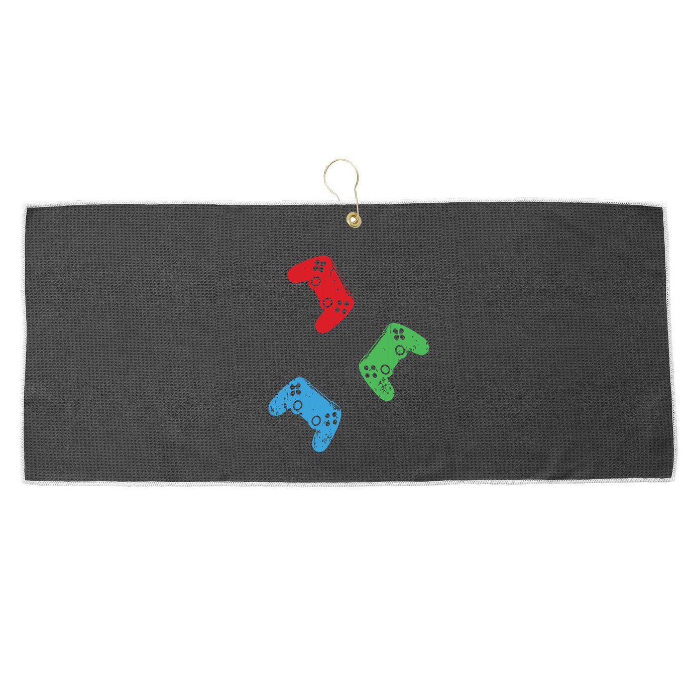 Gaming Controller Gamer Life Video Gamer Teens Large Microfiber Waffle Golf Towel