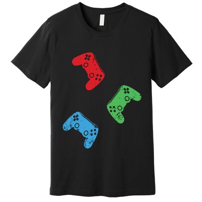 Gaming Controller Gamer Life Video Gamer Teens Premium T-Shirt