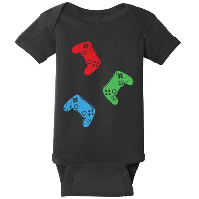Gaming Controller Gamer Life Video Gamer Teens Baby Bodysuit