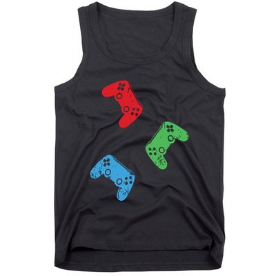 Gaming Controller Gamer Life Video Gamer Teens Tank Top