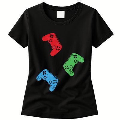 Gaming Controller Gamer Life Video Gamer Teens Womens T-Shirt