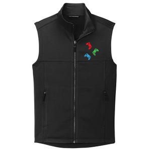 Gaming Controller Gamer Life Video Gamer Teens Collective Smooth Fleece Vest