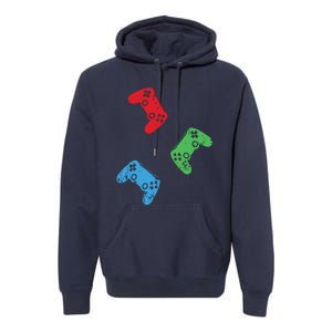 Gaming Controller Gamer Life Video Gamer Teens Premium Hoodie