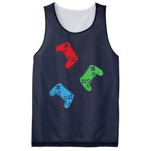 Gaming Controller Gamer Life Video Gamer Teens Mesh Reversible Basketball Jersey Tank