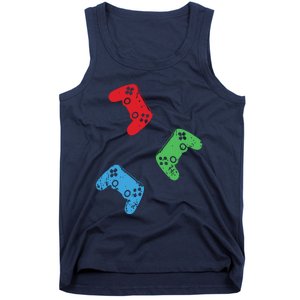 Gaming Controller Gamer Life Video Gamer Teens Tank Top