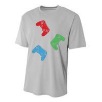 Gaming Controller Gamer Life Video Gamer Teens Performance Sprint T-Shirt