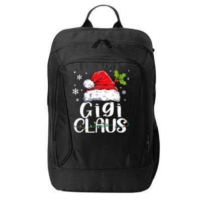 Gigi Claus Gift Christmas Pajama Family Matching Xmas Gift City Backpack