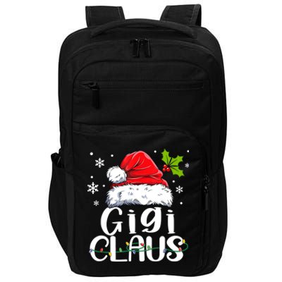 Gigi Claus Gift Christmas Pajama Family Matching Xmas Gift Impact Tech Backpack