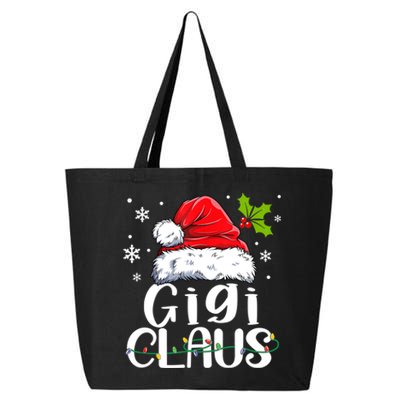 Gigi Claus Gift Christmas Pajama Family Matching Xmas Gift 25L Jumbo Tote