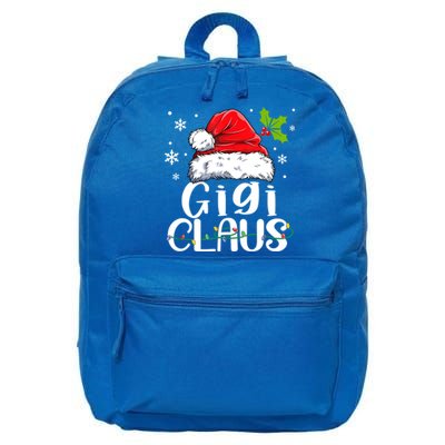 Gigi Claus Gift Christmas Pajama Family Matching Xmas Gift 16 in Basic Backpack