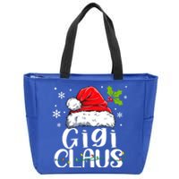 Gigi Claus Gift Christmas Pajama Family Matching Xmas Gift Zip Tote Bag