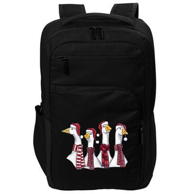 Goose Christmas Geese Crew Neck Impact Tech Backpack