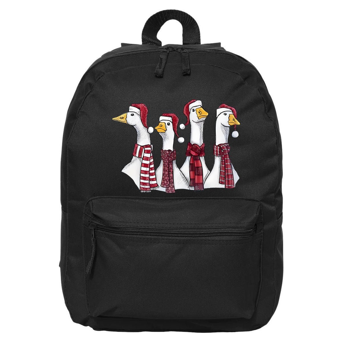 Goose Christmas Geese Crew Neck 16 in Basic Backpack