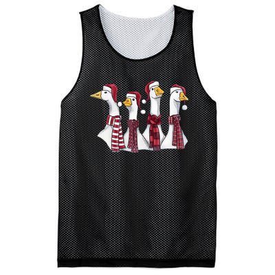 Goose Christmas Geese Crew Neck Mesh Reversible Basketball Jersey Tank