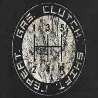 Gas. Clutch. Gap. Repeat. Drivers Stick Shift 5 Speed Garment-Dyed Fleece Hoodie