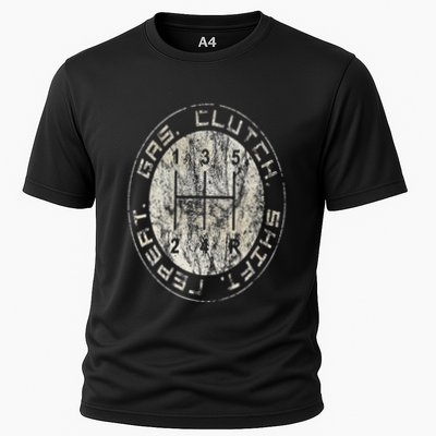 Gas. Clutch. Gap. Repeat. Drivers Stick Shift 5 Speed Performance Shirt