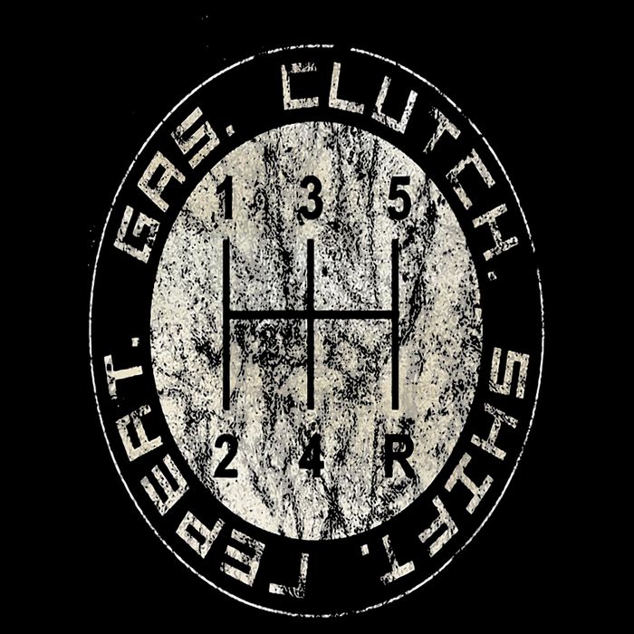 Gas. Clutch. Gap. Repeat. Drivers Stick Shift 5 Speed Cooling Performance Long Sleeve Crew