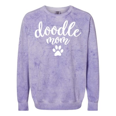 Goldendoodle Cute Gift Doodle Mom Bernedoodle Labradoodle Cool Gift Colorblast Crewneck Sweatshirt