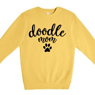 Goldendoodle Cute Gift Doodle Mom Bernedoodle Labradoodle Cool Gift Premium Crewneck Sweatshirt