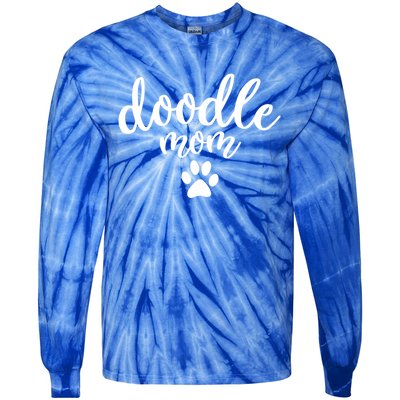 Goldendoodle Cute Gift Doodle Mom Bernedoodle Labradoodle Cool Gift Tie-Dye Long Sleeve Shirt