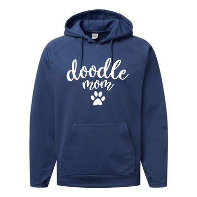 Goldendoodle Cute Gift Doodle Mom Bernedoodle Labradoodle Cool Gift Performance Fleece Hoodie