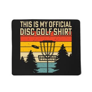 Golf Cart Golfers retro quote This is How I Roll Mousepad