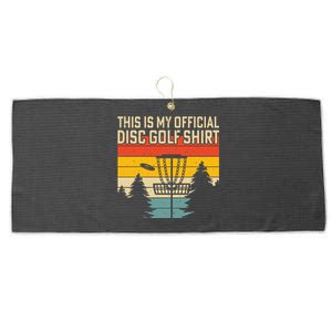 Golf Cart Golfers retro quote This is How I Roll Large Microfiber Waffle Golf Towel