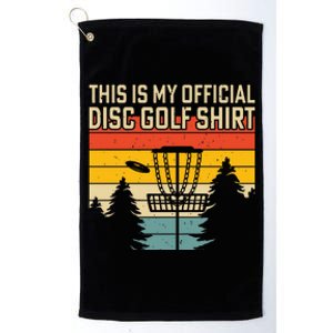 Golf Cart Golfers retro quote This is How I Roll Platinum Collection Golf Towel