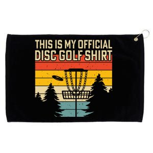 Golf Cart Golfers retro quote This is How I Roll Grommeted Golf Towel