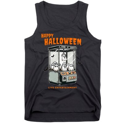 Ghost Claw Game Happy Halloween Tank Top