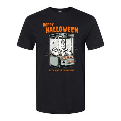 Ghost Claw Game Happy Halloween Softstyle® CVC T-Shirt