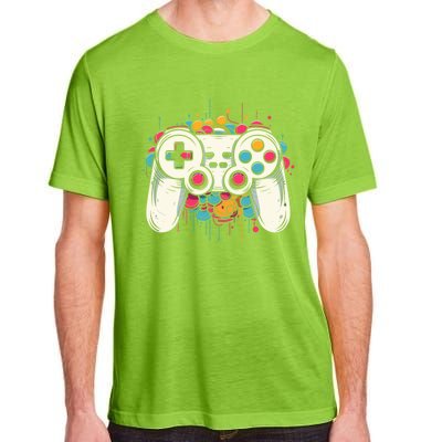 Gaming Controller Graphic Gamer Esports Cute Gift Adult ChromaSoft Performance T-Shirt