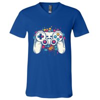 Gaming Controller Graphic Gamer Esports Cute Gift V-Neck T-Shirt