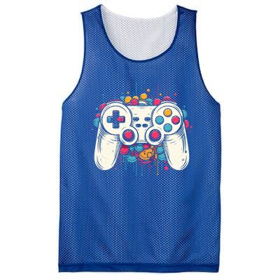 Gaming Controller Graphic Gamer Esports Cute Gift Mesh Reversible Basketball Jersey Tank