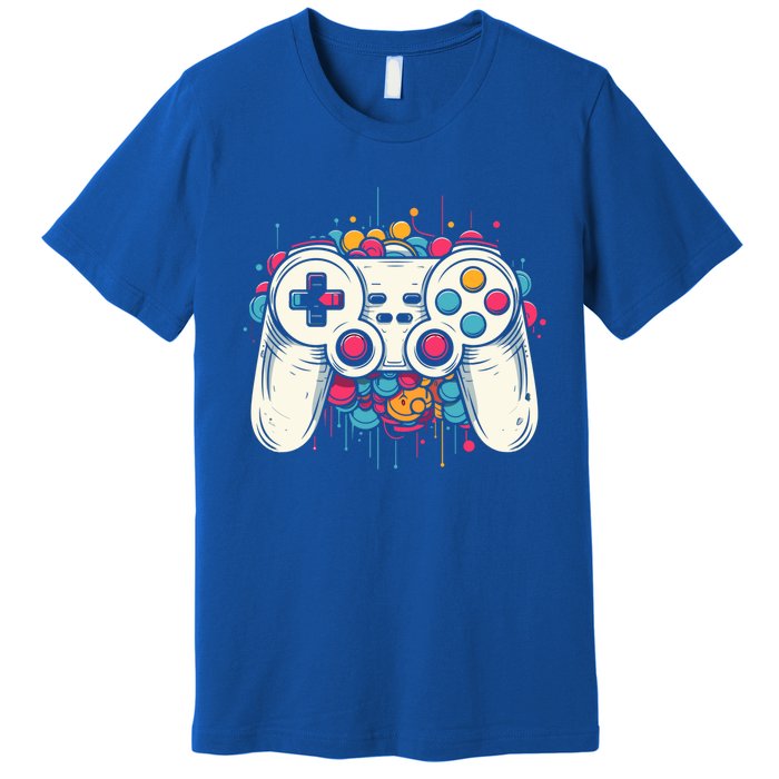 Gaming Controller Graphic Gamer Esports Cute Gift Premium T-Shirt